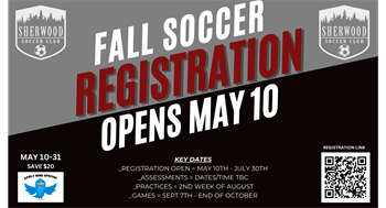 Fall Registration Opens May 10th